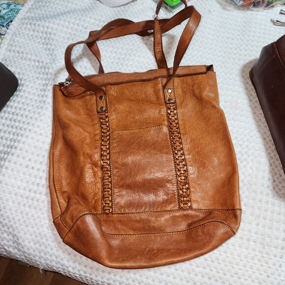 VILENCA HOLLAND EUC ANTHROPOLOGY EAST WEST NORTH SOUTH STITCH TOTE BAG - Picture 7 of 9